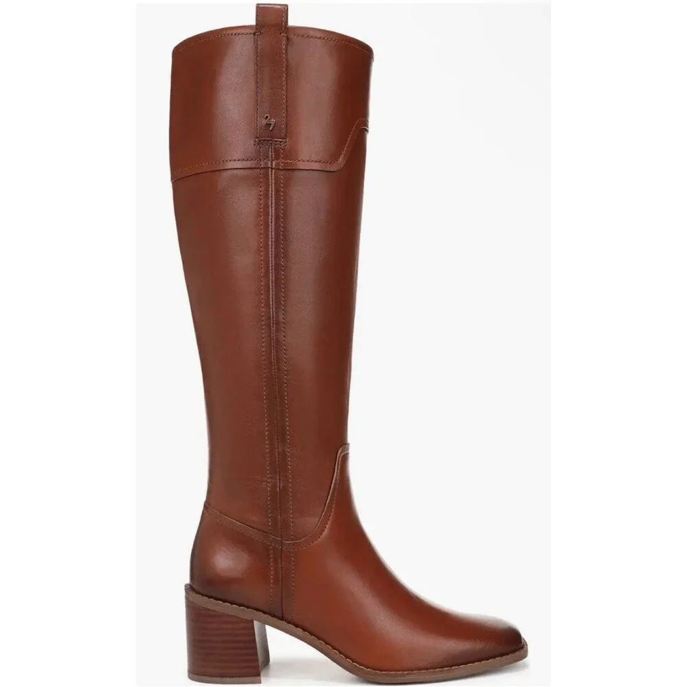 27 Edit Naturalizer Emmie Women's 12 Wide Calf Boots In Cider Spice Brown‎ New